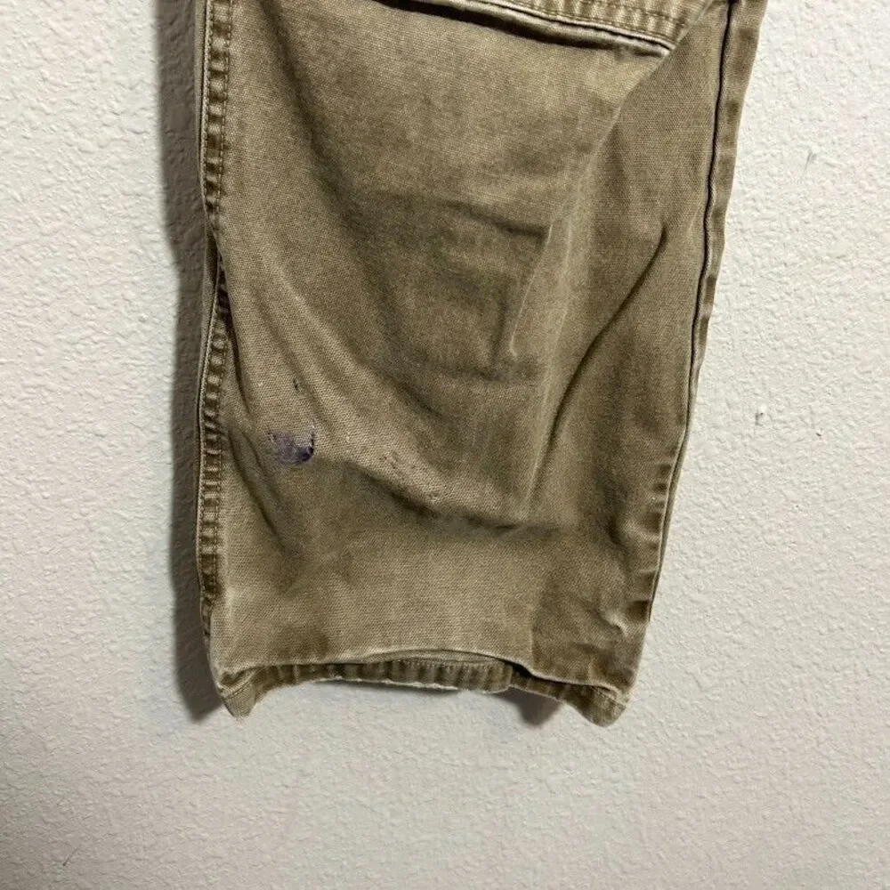 KUHL The Law Pants Mens 38x32 Heavyweight Canvas Distressed Rugged Patina Dye